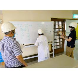 防災訓練が現実味を帯び・・・