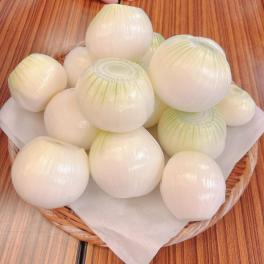収穫した玉ねぎを皆で食べよう！